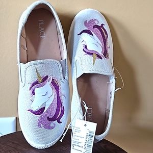 Unicorn slide on shoes